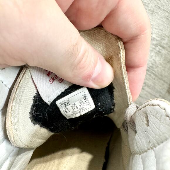 Vans Youth Boys Off The Wall High Top Metallic Size Boys 3.5 - Picture 4 of 4